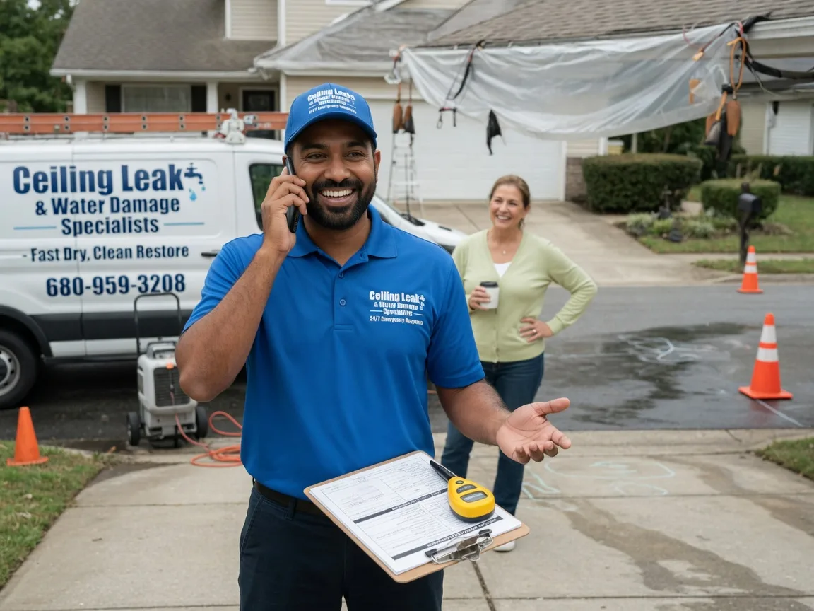 Ceiling Leak Cleanup Frenchtown, NJ FAQs